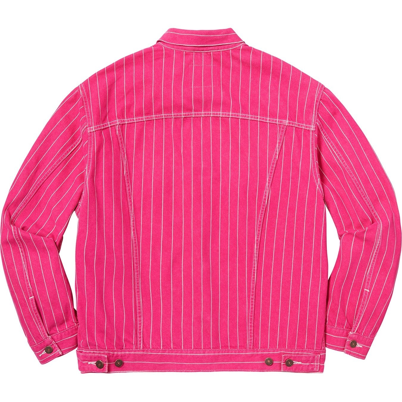 Supreme®/Levi's® Pinstripe Trucker Jacket view 5